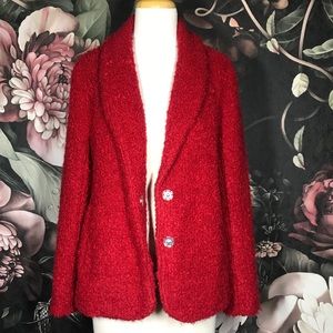 Boucle Shawl-lapel Jacket